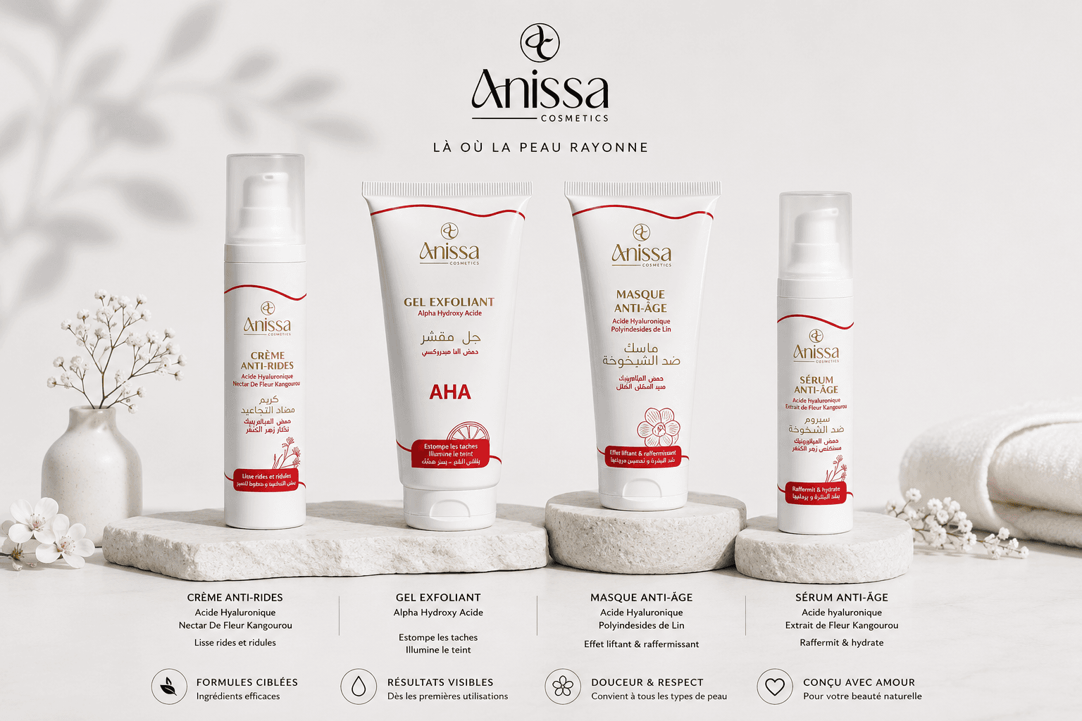Crème Anti-Rides Anissa Cosmetics